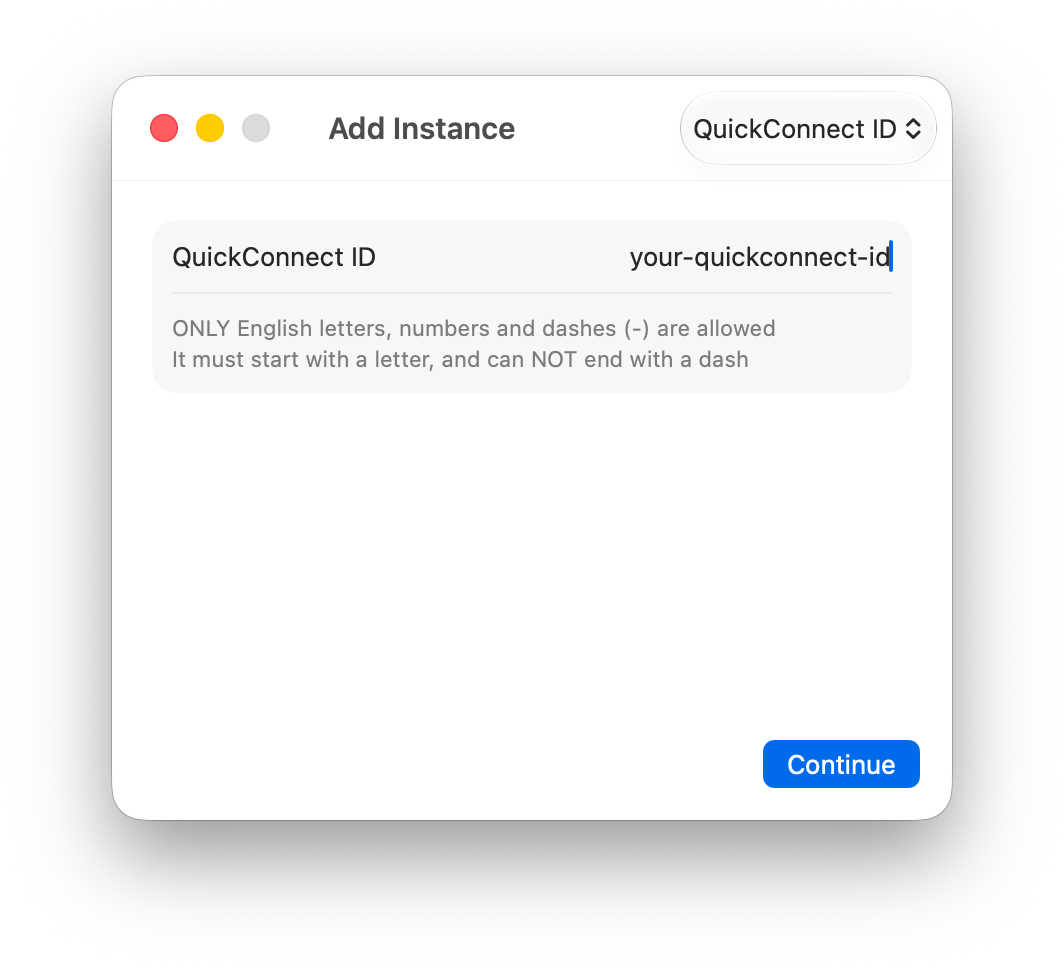 Add Instance